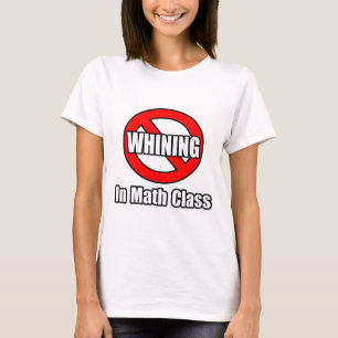 Ingen gnagare i matematisk klass t shirt