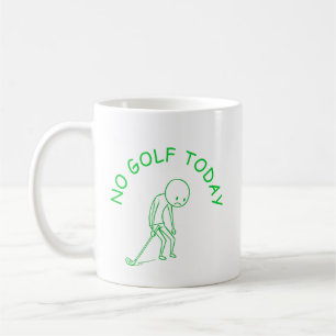 Ingen Golf Idag Rolig Golfpresent Kaffemugg