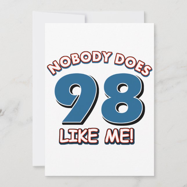 Ingen gör 98 som jag! (Framsida)