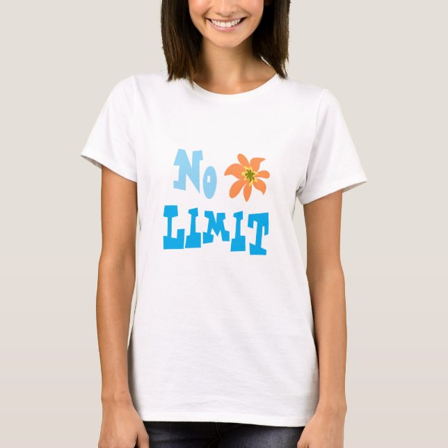 Ingen gräns T-shirt (Framsida)