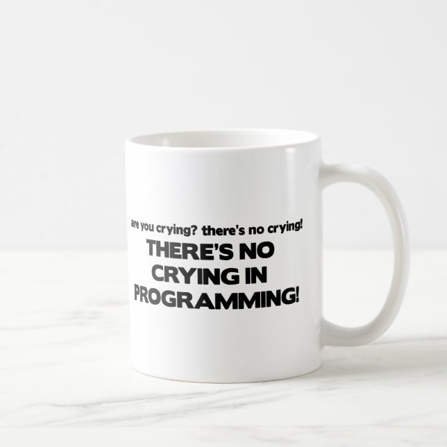 Ingen gråt, i att programmera kaffemugg (Höger)
