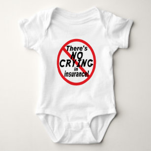 Ingen gråt i försäkring t shirt