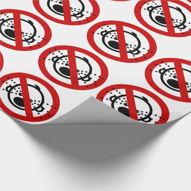 INGEN Gråt Spädbarn ⚠ Thailands flygplatsskylt ⚠ Presentpapper (Hörn)