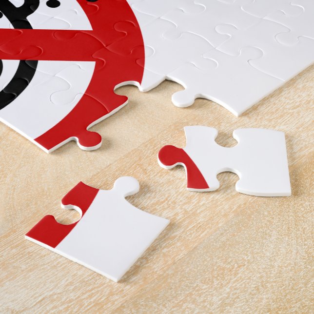 INGEN Gråt Spädbarn ⚠ Thailands flygplatsskylt ⚠ Pussel (Sidan)