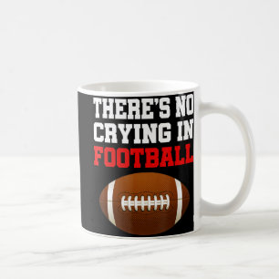 Ingen Gråtande i Football Coola Football Player Co Kaffemugg