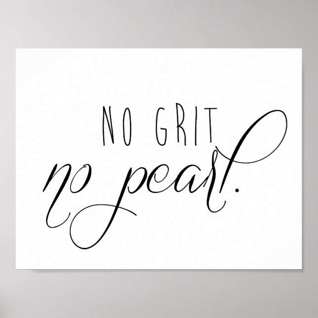 Ingen Grit No Pearl Poster (Framsidan)