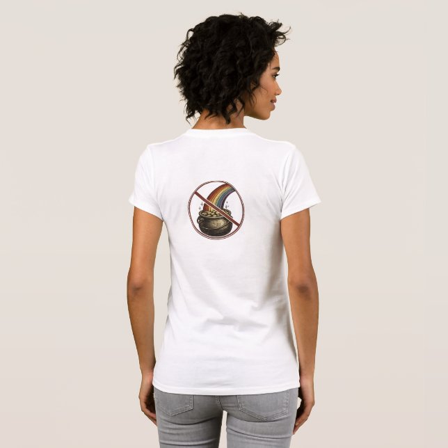 Ingen guldskål t shirt (Hel baksida)