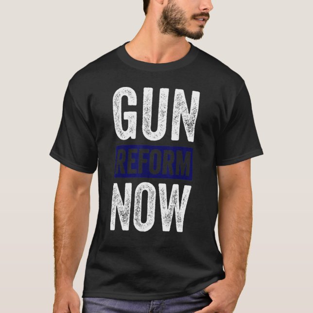 Ingen Gun Awareness Day nog End Gun Violence Gun R T Shirt (Framsida)