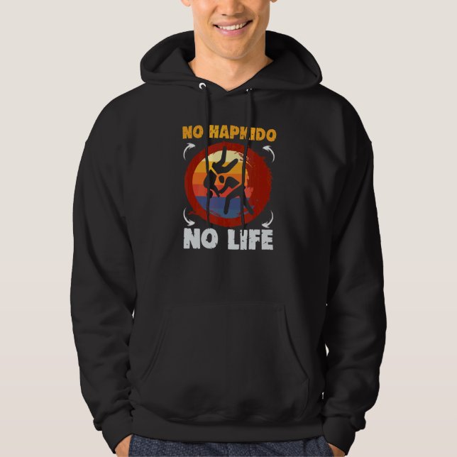 Ingen Hapkido No Live Trainer Hapkido Hoodie (Framsida)