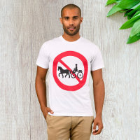 Ingen hästtransport och Buggy Road Sign T-Shirt