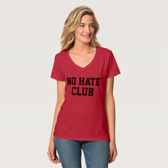 Ingen Hat Klubb T Shirt (Hel framsida)
