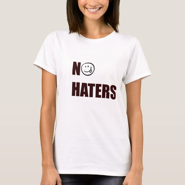 INGEN HATERS SKÖRD TOP T-SHIRT (Framsida)