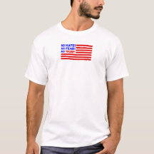 Ingen hatt, ingen rädsla, ingen trump Flagga Mini 
