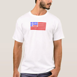 Ingen hatt, ingen rädsla, ingen trump Flagga Mini Tröja