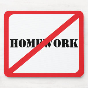 Ingen hemläxa - Anti Schoolwork Funny Kid Musmatta