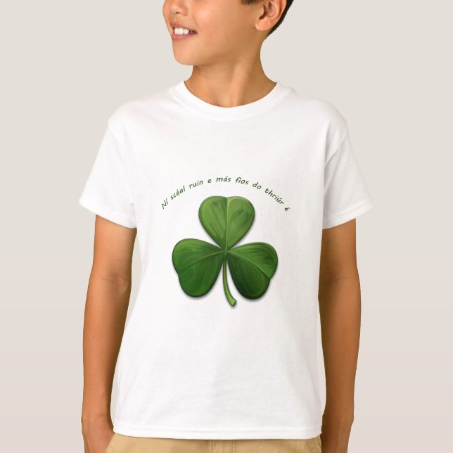 Ingen hemlighet är känd av 3 personer. Gammal irlä Tee Shirt (Framsida)