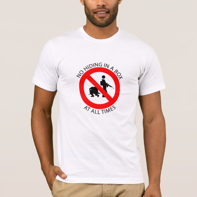 Ingen Hiding. T-shirt (Framsida)