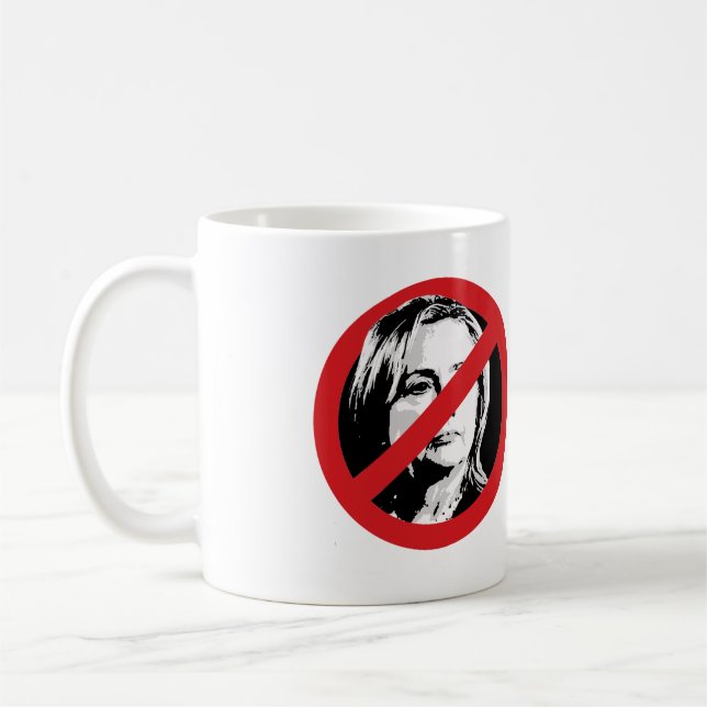 INGEN HILLARY KORSAD OUT.png Kaffemugg (Vänster)