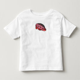 Ingen hjälm ingen tur Barns cykelsäkerhets T-shirt