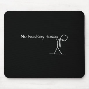 Ingen hockey i Ledsen Stick figur Underbar gåva ti Musmatta