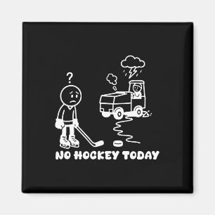 Ingen hockey idag rolig för en ishockeyspelare äls magnet