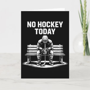 Ingen hockey idag Stick rolig ishockeyspelare spor Kort