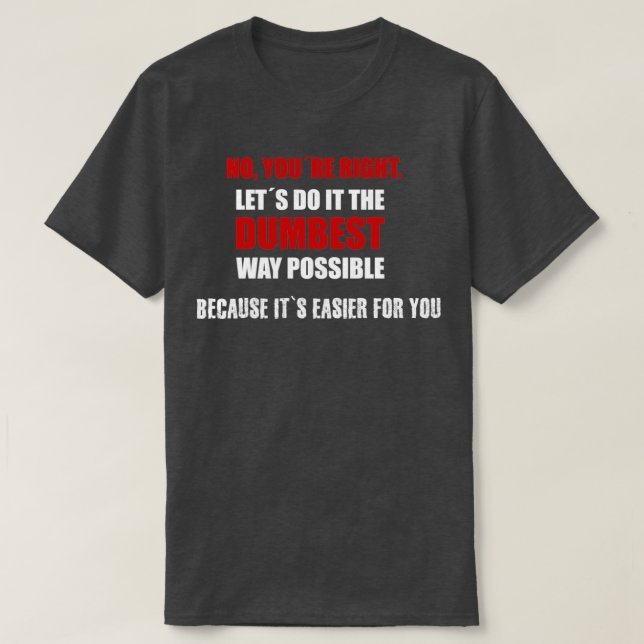 Ingen höger t shirt (Design framsida)