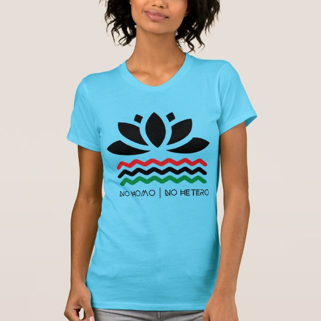 Ingen Homo | ingen Hetero T-tröja Femme T Shirt (Framsida)