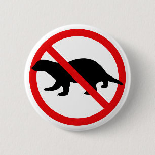Ingen Honey badger-knapp Knapp