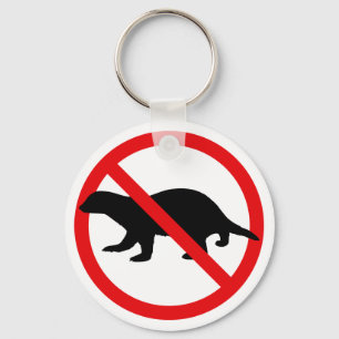 Ingen Honey badger Nyckelring