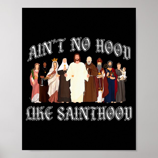 Ingen Hood som helighet katolsk tro Kristus Poster (Framsidan)