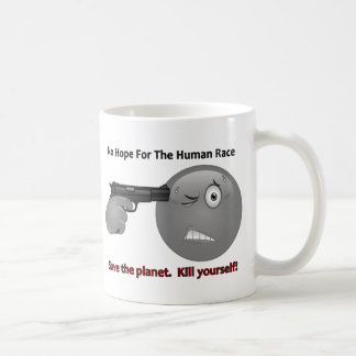 Ingen hoppEmoticonlogotyp Kaffemugg