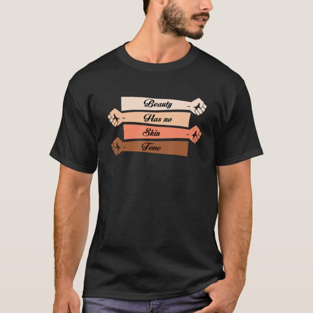 Ingen hudton Melanin Pride Black Histor T Shirt (Framsida)