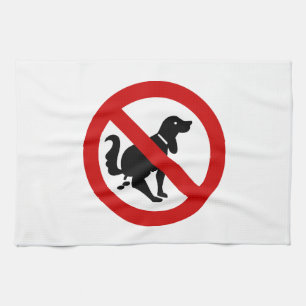 INGEN Hund Fouling ⚠ thai-⚠ Kökshandduk