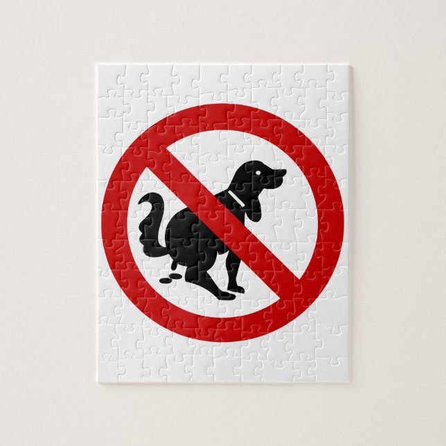 INGEN Hund Fouling ⚠ thai-⚠ Pussel (Vertikal)