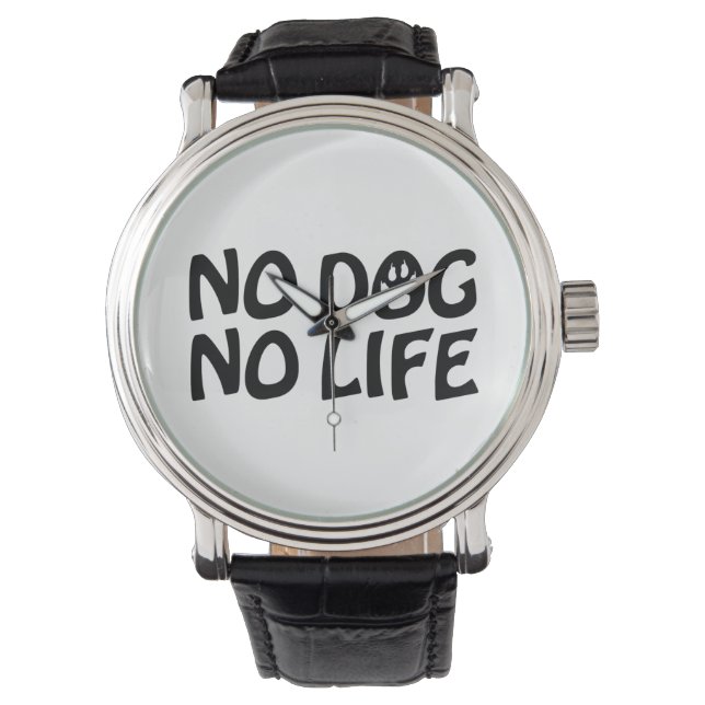 INGEN HUND NO LIFE ARMBANDSUR (Framsida)