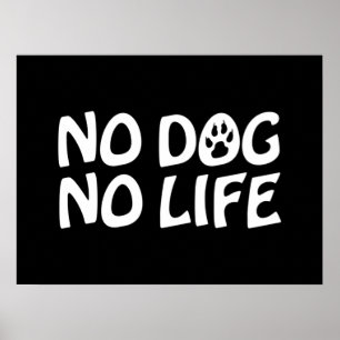 INGEN HUND NO LIFE POSTER