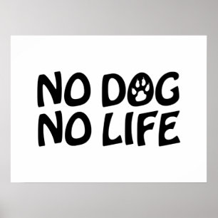 INGEN HUND NO LIFE POSTER