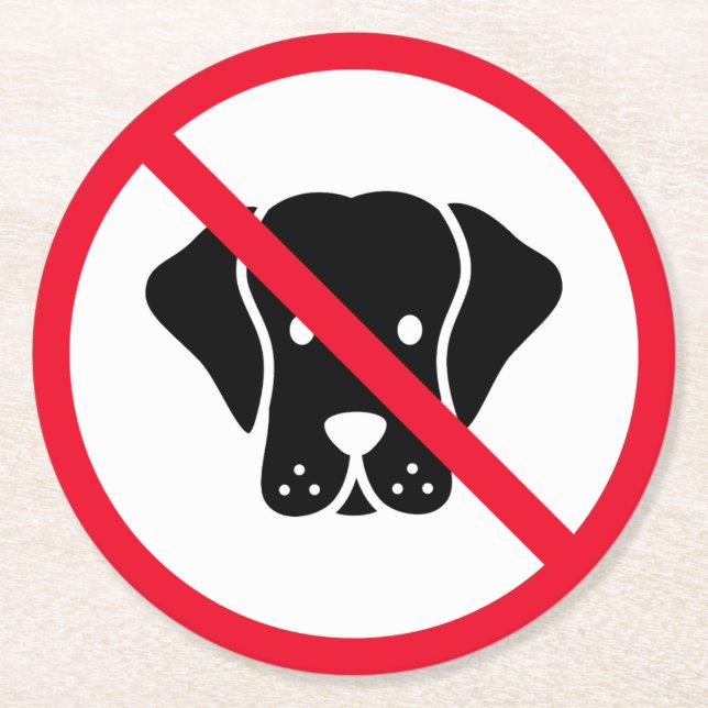 Ingen Hundar-tillåten signatur | Underlägg från An (Framsidan)