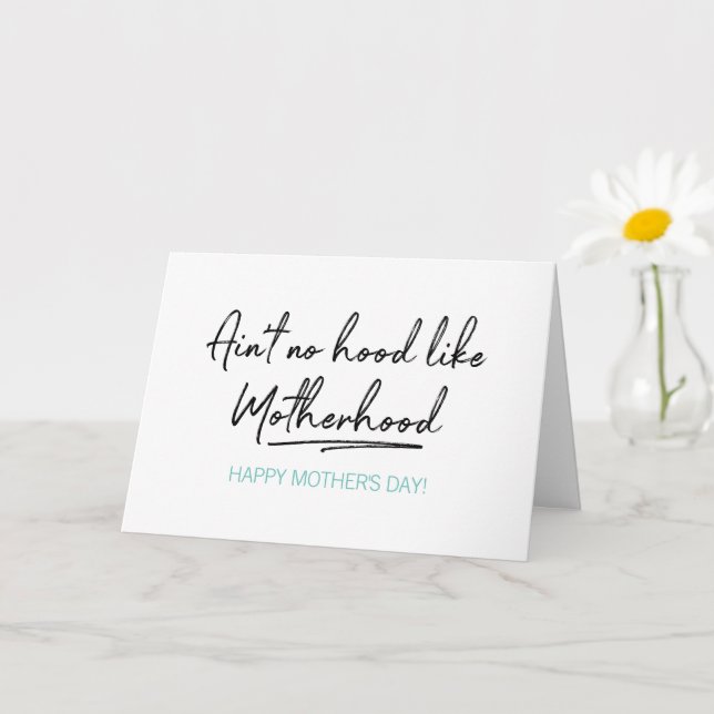 Ingen Huva som Moderskap Mors dag-kort Kort (Liten växt)