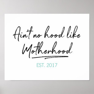 Ingen Huva som Moderskap Mors dag Poster