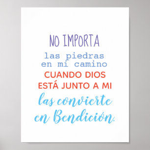 Ingen importa las piedras en mi camino... poster