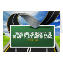 Ingen inspirera hälsning för genvägar noterar