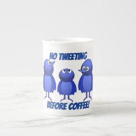 Ingen interpolering före kaffe benporslin mugg