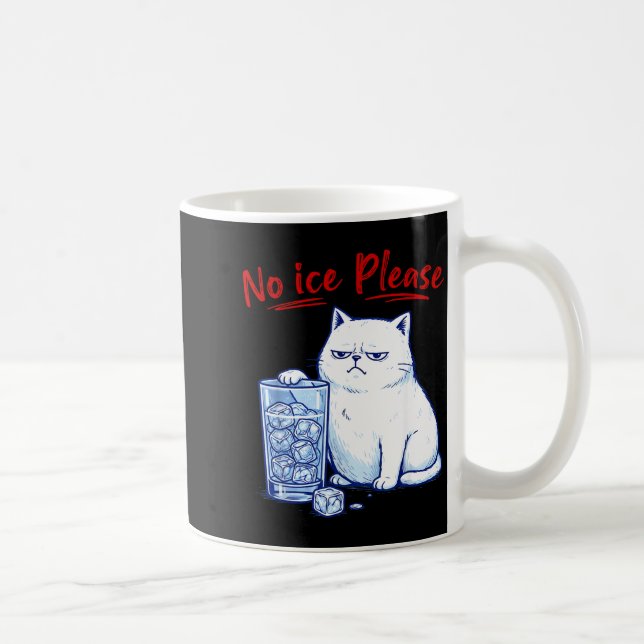 Ingen is tack, rolig katt mot is chinga la migr kaffemugg (Höger)