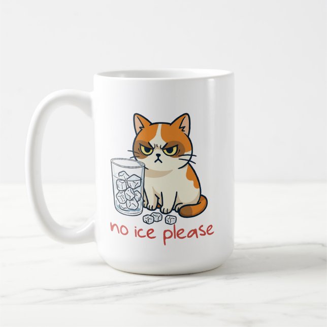 Ingen is tack Rolig katt mot is, rolig katt, i Kaffemugg (Vänster)
