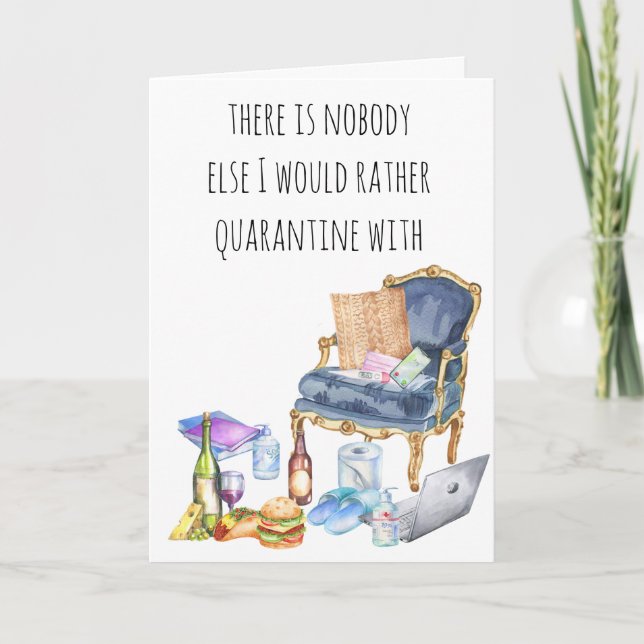 Ingen jag grälade med Covid Kort (Framsida)