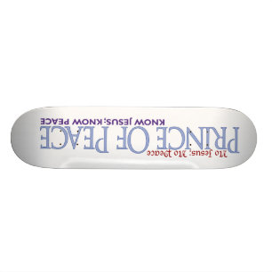 Ingen Jesus, ingen fred: vänsterhänt Mini Skateboard Bräda 18,5 Cm