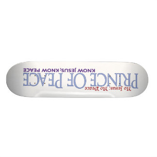 Ingen Jesus, ingen fred: vänsterhänt Mini Skateboard Bräda 18,5 Cm