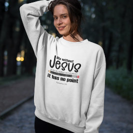 INGEN JESUS? INGEN PUNKT! Christian Faith Quote Wo T Shirt